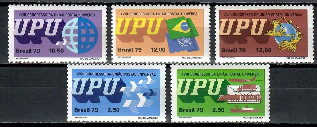 Znaczek Brazylia 1979 Mi 1723-1727 Czyste **