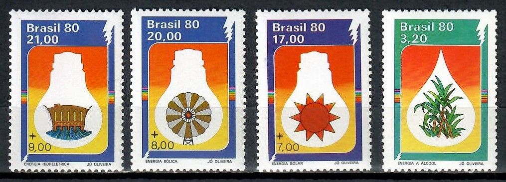 Znaczek Brazylia 1980 Mi 1752-1755 Czyste **