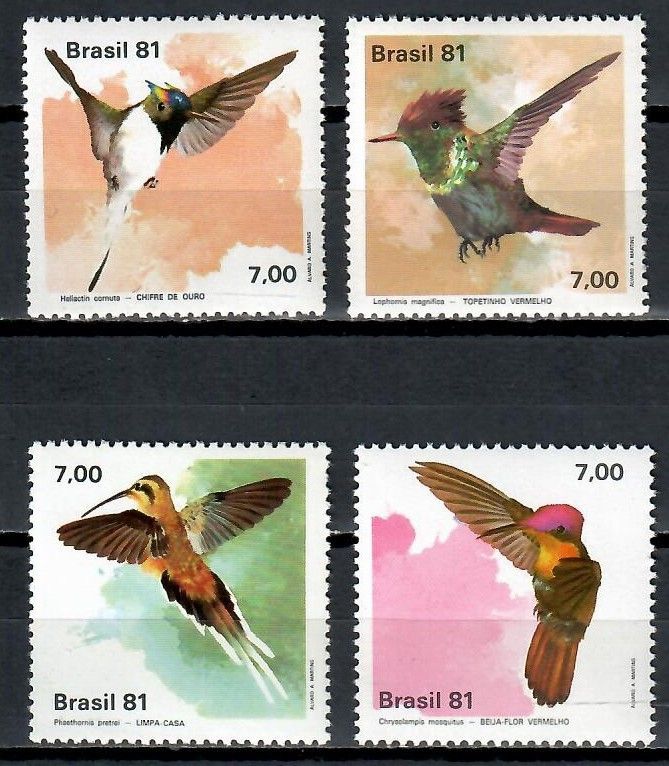 Znaczek Brazylia 1981 Mi 1823-1826 Czyste **
