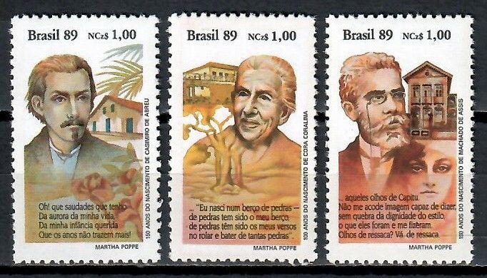 Znaczek Brazylia 1989 Mi 2326-2328 Czyste **