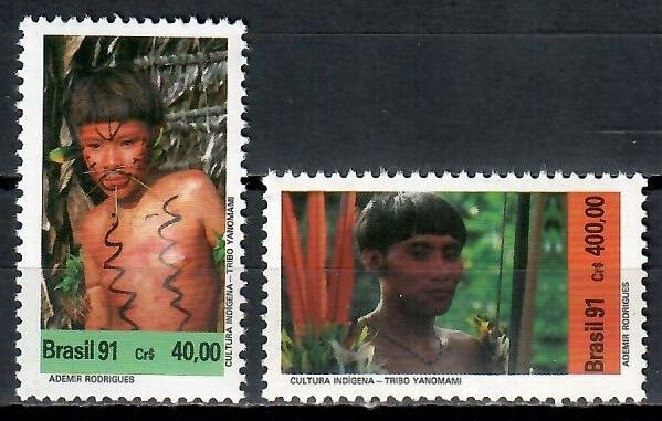 Znaczek Brazylia 1991 Mi 2411-2412 Czyste **