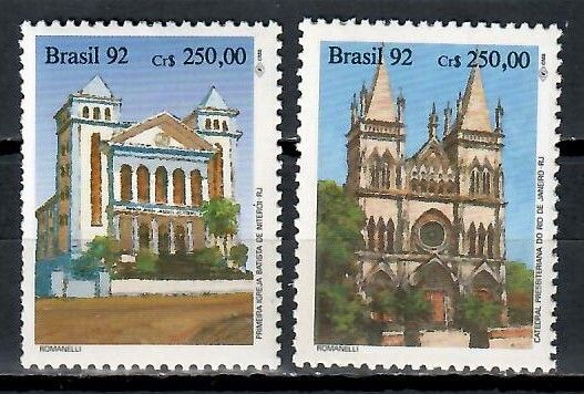 Znaczek Brazylia 1992 Mi 2450-2451 Czyste **