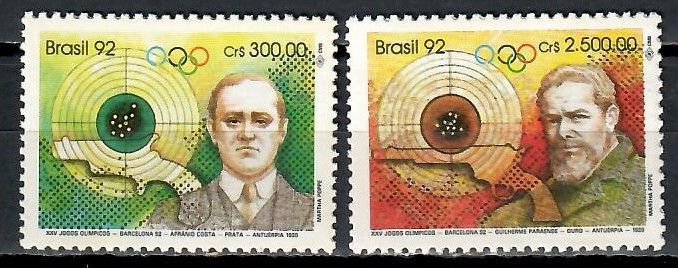 Znaczek Brazylia 1992 Mi 2452-2453 Czyste **