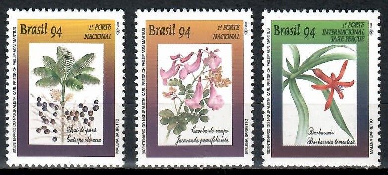 Znaczek Brazylia 1994 Mi 2580-2582 Czyste **