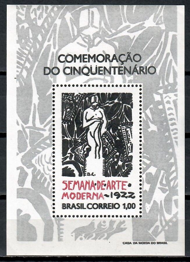 Znaczek Brazylia 1972 Mi bl 29 Czyste **