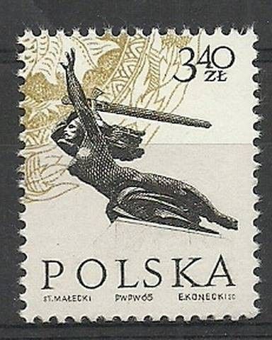 Znaczek Polska 1965 Mi 1605 Fi 1456 Czyste **