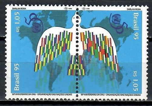 Znaczek Brazylia 1995 Mi 2672-2673 Czyste **