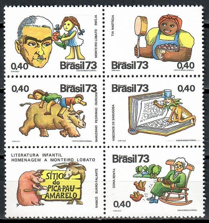 Znaczek Brazylia 1973 Mi 1396-1400 Czyste **