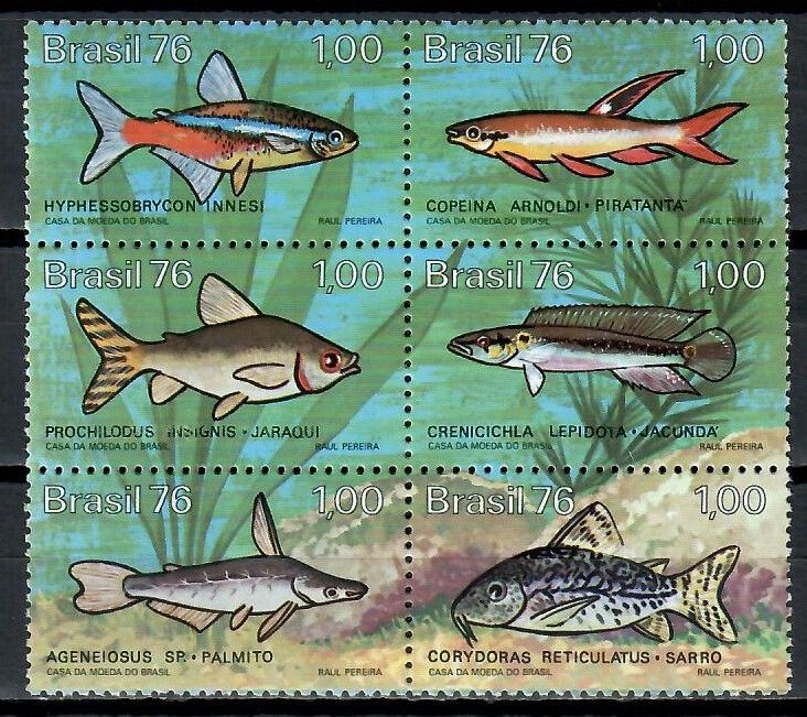 Znaczek Brazylia 1976 Mi 1545-1550 Czyste **
