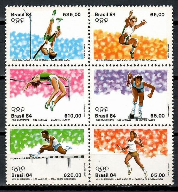 Znaczek Brazylia 1984 Mi 2024-2029 Czyste **