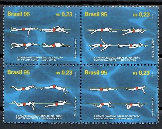 Znaczek Brazylia 1995 Mi 2679-2682 Czyste **