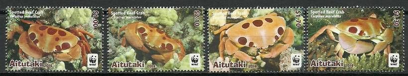 Znaczek Aitutaki 2014 Mi 923-926 Czyste **