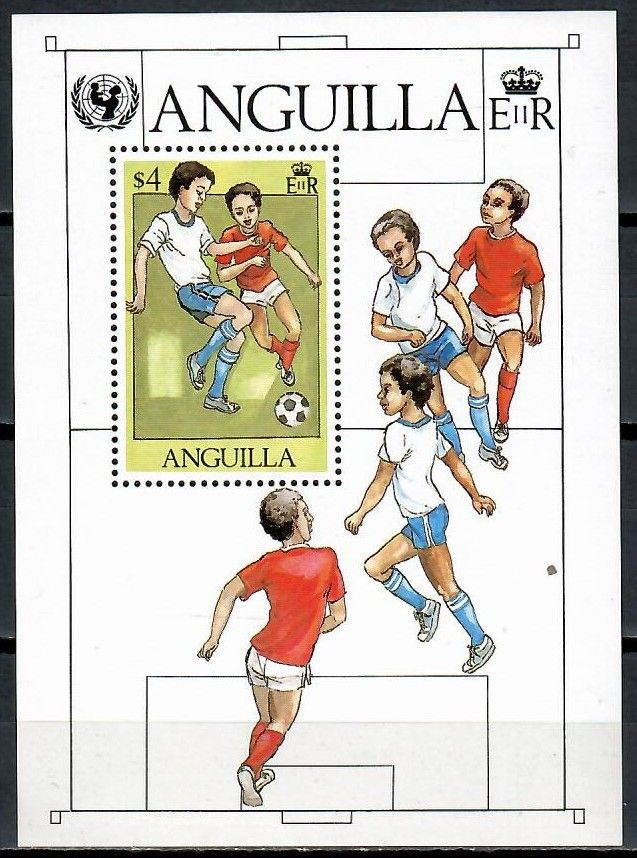 Znaczek Anguilla 1981 Mi bl 39 Czyste **