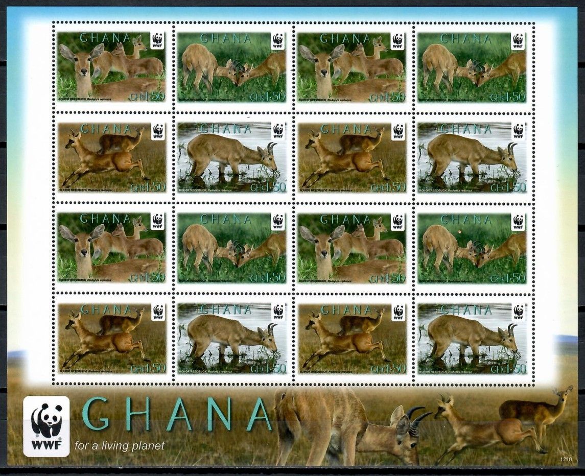 Znaczek Ghana 2012 Mi zd ark 4168-4171 Czyste **