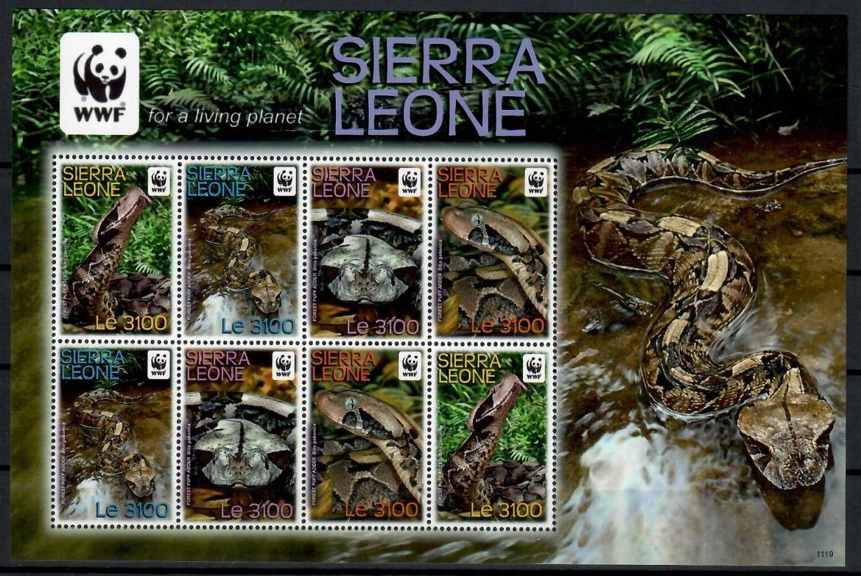 Znaczek Sierra Leone 2011 Mi ark 5498-5501 Czyste **