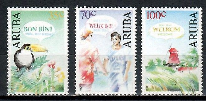 Znaczek Aruba 1991 Mi 100-102 Czyste **