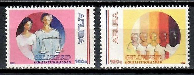 Znaczek Aruba 1992 Mi 106-107 Czyste **