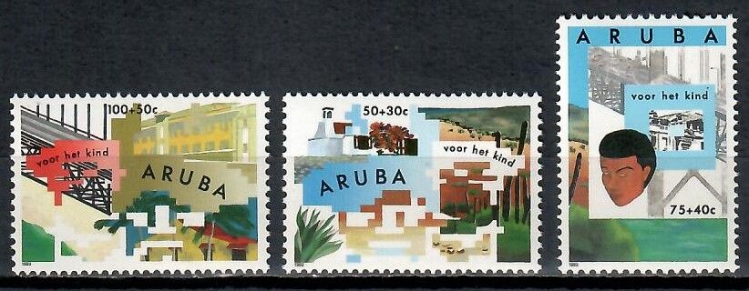 Znaczek Aruba 1993 Mi 131-133 Czyste **