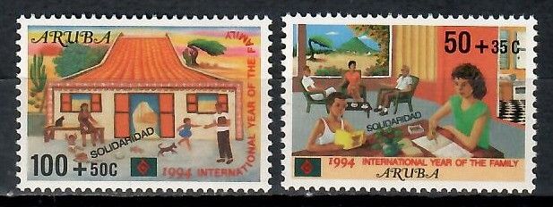 Znaczek Aruba 1994 Mi 140-141 Czyste **