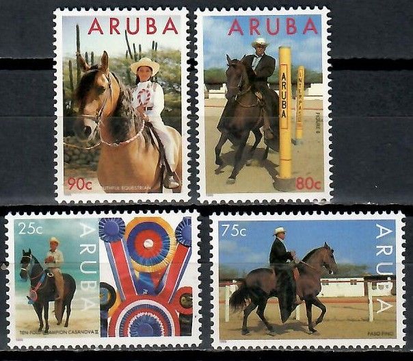 Znaczek Aruba 1995 Mi 156-159 Czyste **