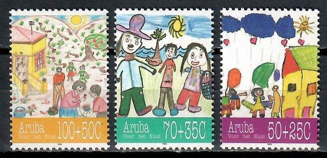 Znaczek Aruba 1995 Mi 168-170 Czyste **