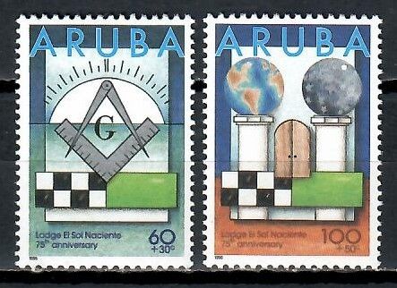 Znaczek Aruba 1996 Mi 180-181 Czyste **