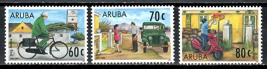 Znaczek Aruba 1997 Mi 190-192 Czyste **