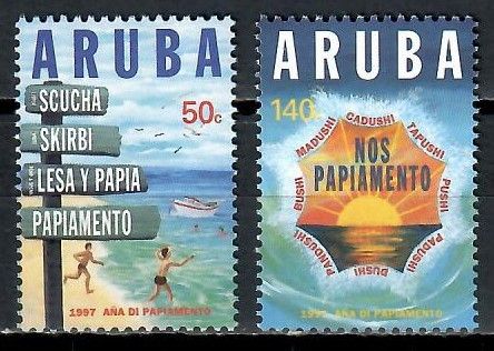 Znaczek Aruba 1997 Mi 188-189 Czyste **
