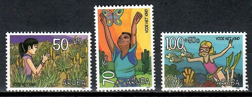 Znaczek Aruba 1997 Mi 212-214 Czyste **
