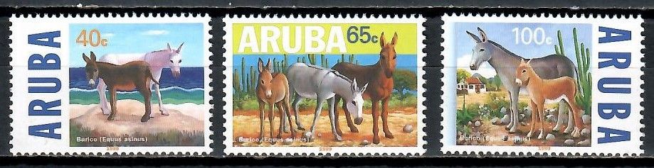 Znaczek Aruba 1999 Mi 229-231 Czyste **
