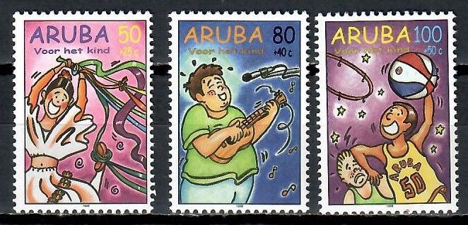 Znaczek Aruba 1998 Mi 226-228 Czyste **