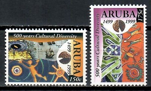Znaczek Aruba 1999 Mi 240-241 Czyste **