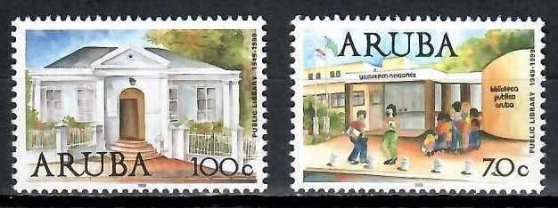 Znaczek Aruba 1999 Mi 242-243 Czyste **