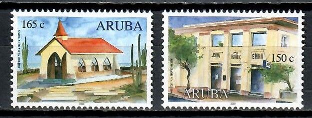 Znaczek Aruba 2000 Mi 256-257 Czyste **