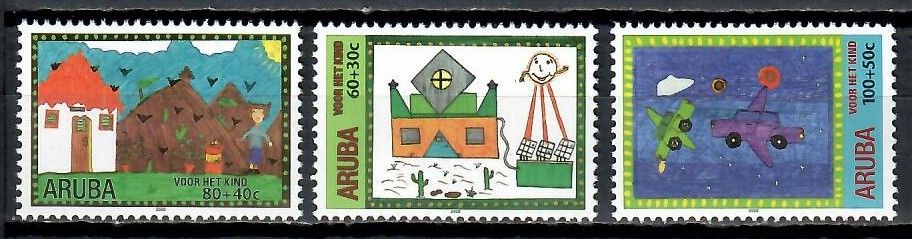 Znaczek Aruba 2000 Mi 264-266 Czyste **