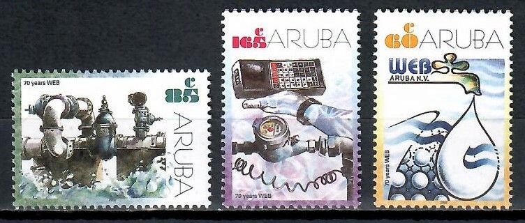 Znaczek Aruba 2002 Mi 290-292 Czyste **