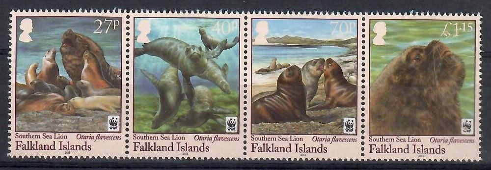 Znaczek Falklandy 2011 Mi 1143-1146 Czyste **