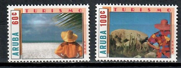 Znaczek Aruba 1987 Mi 32-33 Czyste **