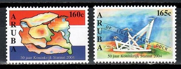 Znaczek Aruba 2004 Mi 337-338 Czyste **