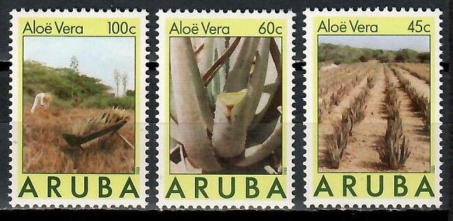Znaczek Aruba 1988 Mi 37-39 Czyste **