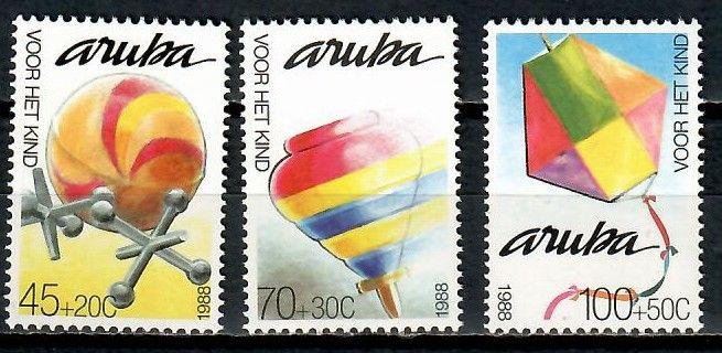 Znaczek Aruba 1988 Mi 51-53 Czyste **