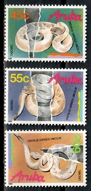 Znaczek Aruba 1989 Mi 61-63 Czyste **