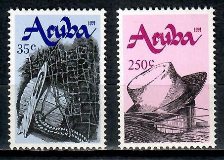 Znaczek Aruba 1991 Mi 95-96 Czyste **