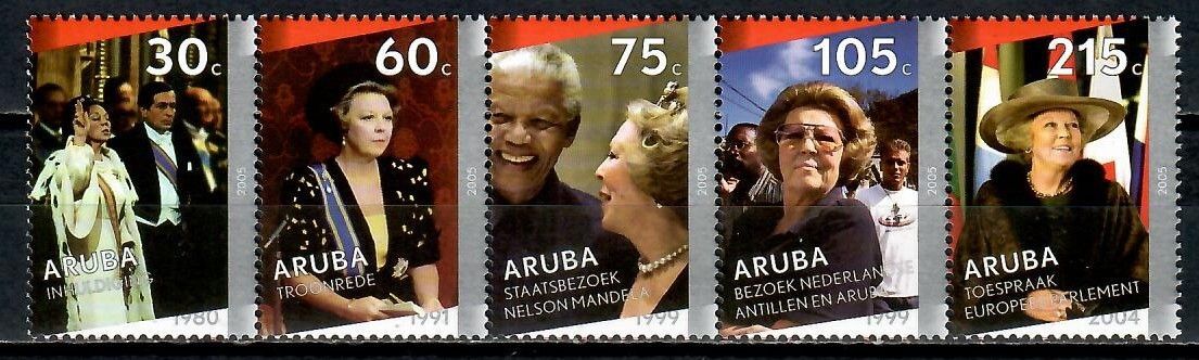 Znaczek Aruba 2005 Mi 346-350 Czyste **