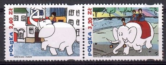 Znaczek Polska 2018 Mi 4991-4992 Fi 4841-4842 Czyste **