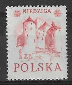 Znaczek Polska 1952 Mi 769I Fi 631I Z podlepką *