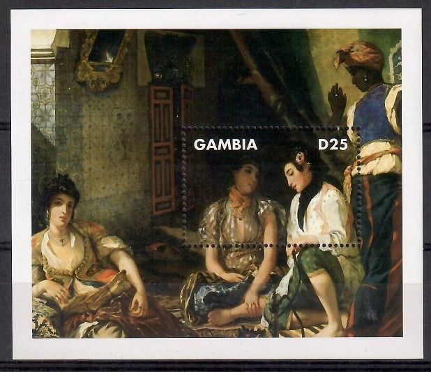 Znaczek Gambia 1987 Mi bl 398 Czyste **