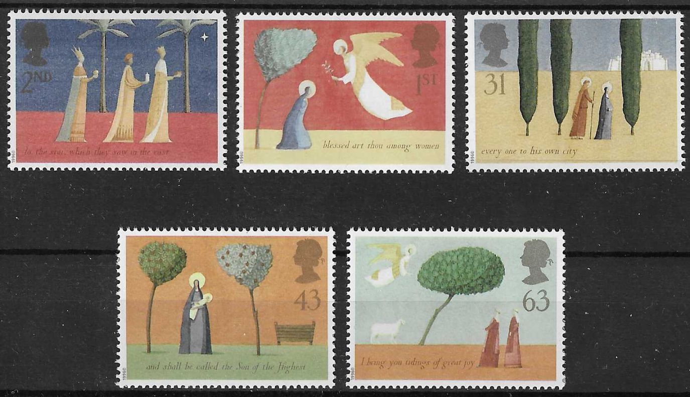 Znaczek Wielka Brytania 1996 Mi 1662-1666 Czyste **