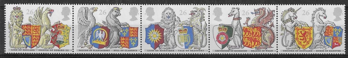 Znaczek Wielka Brytania 1998 Mi 1734-1738 Czyste **