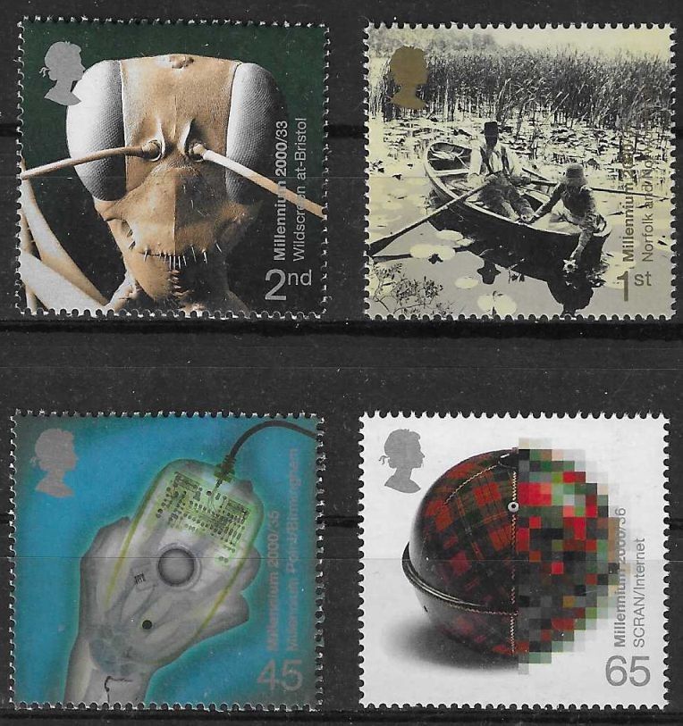 Znaczek Wielka Brytania 2000 Mi 1889-1892 Czyste **